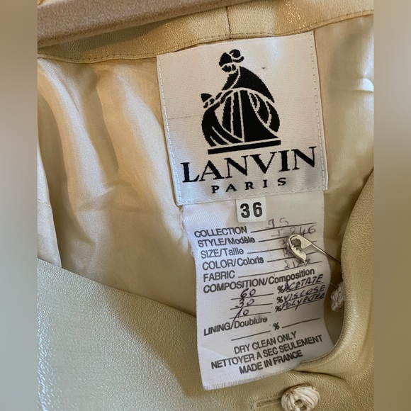 Vintage Lanvin Paris Dress - Picture 5 of 5